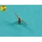 Set of 20 pcs 40 mm Bofors Mk.1 barrels for US Navy ships, 1/200 - ...