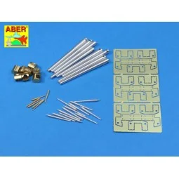 Set of barrels for HMS Rodney or Nelson, 1/200 - Aber Models RE-200...