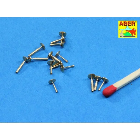 Set of barrels for pom-pom AA gun, 1/200 - Aber Models RE-200 L06