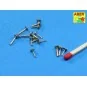 Set of barrels for pom-pom AA gun, 1/200 - Aber Models RE-200 L06