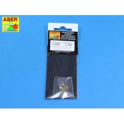 Set of barrels for pom-pom AA gun, 1/200 - Aber Models RE-200 L06 2