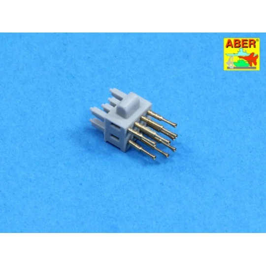 Set of barrels for pom-pom AA gun, 1/200 - Aber Models RE-200 L06