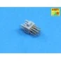 Set of barrels for pom-pom AA gun, 1/200 - Aber Models RE-200 L06