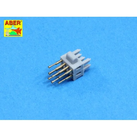 Set of barrels for pom-pom AA gun, 1/200 - Aber Models RE-200 L06