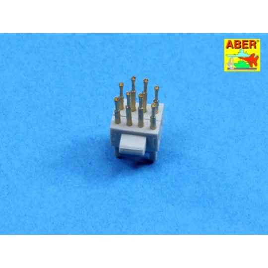 Set of barrels for pom-pom AA gun, 1/200 - Aber Models RE-200 L06