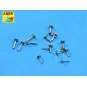 Set of barrels for pom-pom AA gun, 1/200 - Aber Models RE-200 L06
