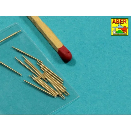 Set of 16 pcs 37 mm L/83 barrels SK C/30 for German ships, 1/200 - ...