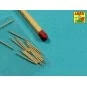Set of 16 pcs 37 mm L/83 barrels SK C/30 for German ships, 1/200 - ...