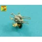 Set of 20 pcs 20 mm L/65 barrels C/38 for German ships, 1/200 - Abe...