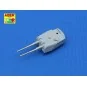 10 pcs 203mm barrels for Japan ships: Atago, 1/350 - Aber Models RE...