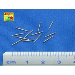 12 pcs 127 mm short barrels for Japan ships, 1/350 - Aber Models RE... 2