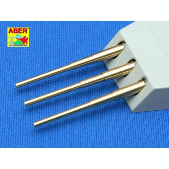 Set of 9 pcs 406 mm long barrels North Carolina, 1/350 - Aber Model...