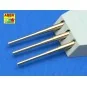 Set of 9 pcs 406 mm long barrels North Carolina, 1/350 - Aber Model...