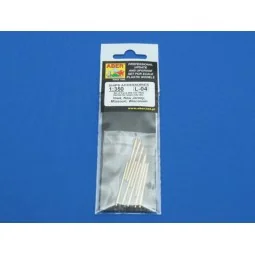 Set of 9 pcs 406 mm barrels Missouri, 1/350 - Aber Models RE-350 L04 2