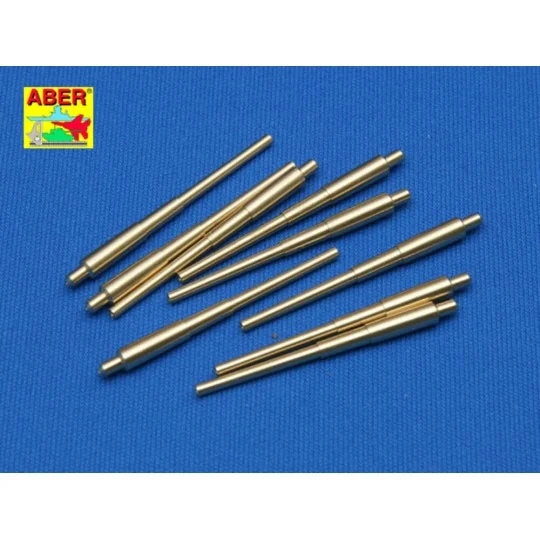 Set of 9 pcs 406 mm long barrels North Carolina, 1/350 - Aber Model...