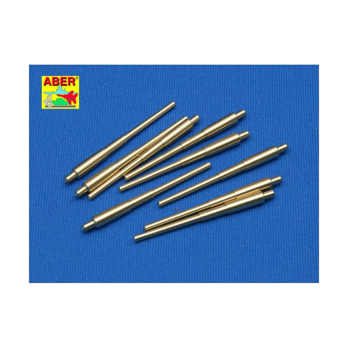 Set of 9 pcs 406 mm long barrels North Carolina, 1/350 - Aber Model...