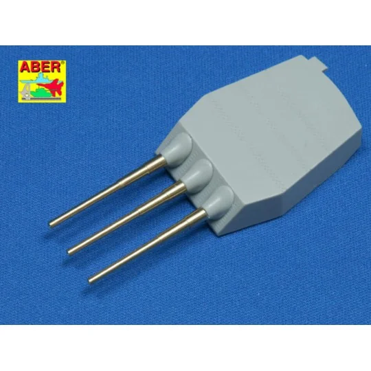 Set of 9 pcs 406 mm short barrels for North Carolina, 1/350 - Aber ...
