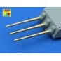 Set of 9 pcs 406 mm barrels Missouri, 1/350 - Aber Models RE-350 L04
