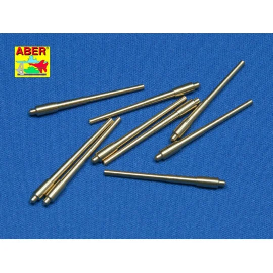 Set of 9 pcs 406 mm short barrels for North Carolina, 1/350 - Aber ...