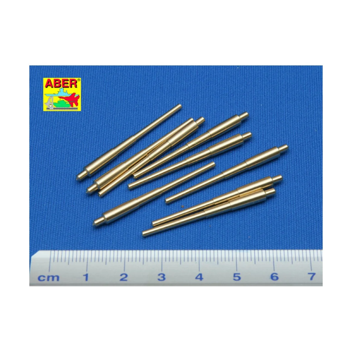 Set of 9 pcs 406 mm long barrels North Carolina, 1/350 - Aber Model...