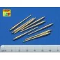 Set of 9 pcs 406 mm long barrels North Carolina, 1/350 - Aber Model...