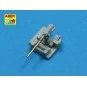 Set of pcs 127 mm barrels for U.S.Navy ships, 1/350 - Aber Models R...