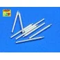 8 pcs 406 mm barrels for Nagato, 1/350 - Aber Models RE-350 L08