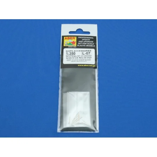 Set of pcs 127 mm barrels for U.S.Navy ships, 1/350 - Aber Models R...