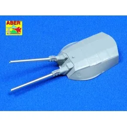 8 pcs 406 mm barrels for Nagato, 1/350 - Aber Models RE-350 L08 2