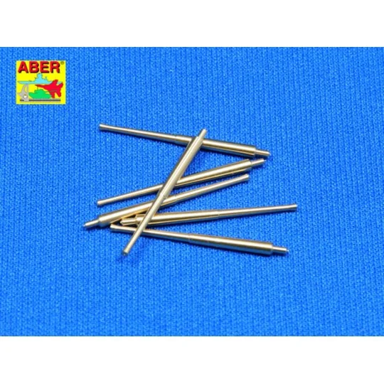 6 pcs 155 mm barrels for Yamato, 1/350 - Aber Models RE-350 L10