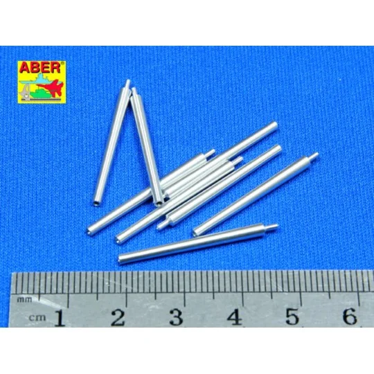 8 pcs 406 mm barrels for Nagato, 1/350 - Aber Models RE-350 L08