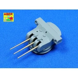 6 pcs 155 mm barrels for Yamato, 1/350 - Aber Models RE-350 L10 2