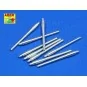 9 pcs 460 mm barrels for Yamato, 1/350 - Aber Models RE-350 L09