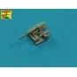 Set of pcs 127 mm barrels for U.S.Navy ships, 1/350 - Aber Models R...