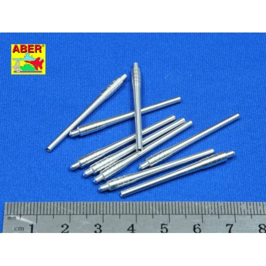 9 pcs 460 mm barrels for Yamato, 1/350 - Aber Models RE-350 L09