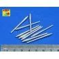 9 pcs 460 mm barrels for Yamato, 1/350 - Aber Models RE-350 L09