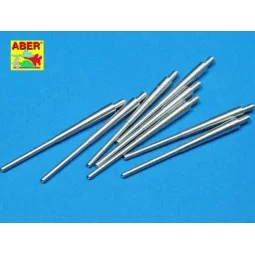 8 pcs 380 mm barrels for Bismarck, 1/350 - Aber Models RE-350 L11