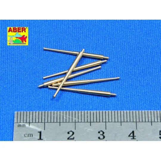 6 pcs 155 mm barrels for Yamato, 1/350 - Aber Models RE-350 L10