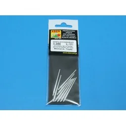 8 pcs 380 mm barrels for Bismarck, 1/350 - Aber Models RE-350 L11 2
