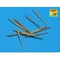 12 pcs 150 mm barrels for Bismarck, 1/350 - Aber Models RE-350 L12