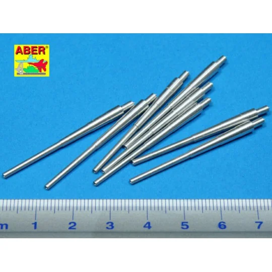 8 pcs 380 mm barrels for Bismarck, 1/350 - Aber Models RE-350 L11