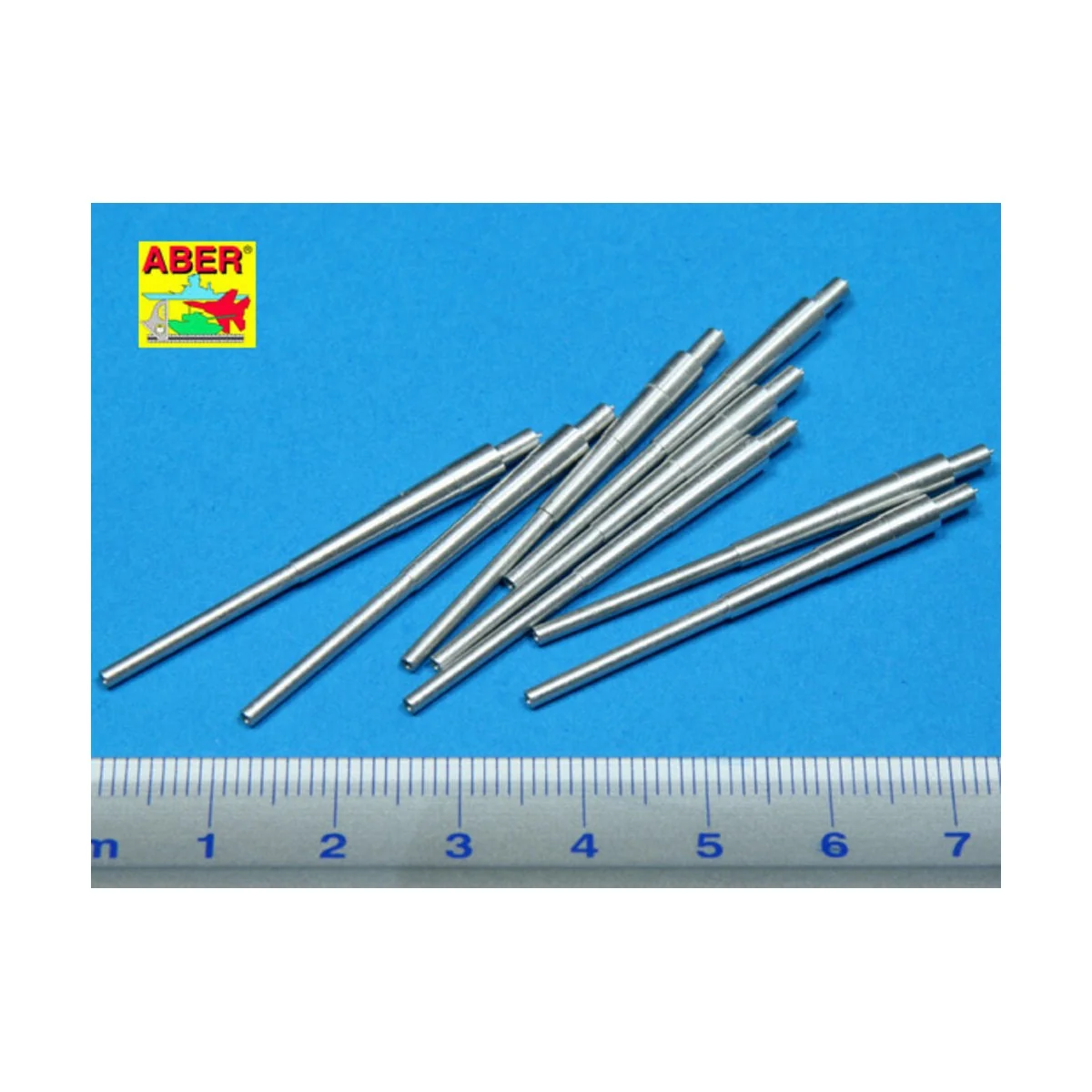 8 pcs 380 mm barrels for Bismarck, 1/350 - Aber Models RE-350 L11