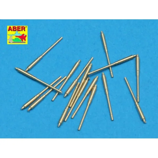 16 pcs 105 mm in C/37 mount for German, 1/350 - Aber Models RE-350 L14