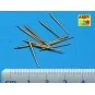 12 pcs 150 mm barrels for Bismarck, 1/350 - Aber Models RE-350 L12