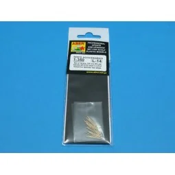 16 pcs 105 mm in C/37 mount for German, 1/350 - Aber Models RE-350 L14 2