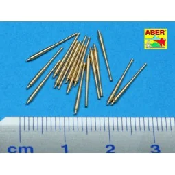 16 pcs 105 mm in C/33 mount for German, 1/350 - Aber Models RE-350 L13 2