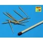 12 pcs 150 mm barrels for Bismarck, 1/350 - Aber Models RE-350 L12