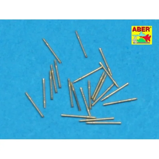 20 pcs 20 mm L/65 barrels C/38, 1/350 - Aber Models RE-350 L16
