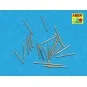 20 pcs 20 mm L/65 barrels C/38, 1/350 - Aber Models RE-350 L16