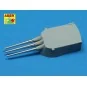 Set of 9 pcs 203 mm barrels for San Francisco type, 1/350 - Aber Mo...
